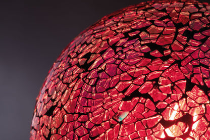 Paulmann LED G125 Miracle Mosaic 470lm red dim E27 2700K 230V