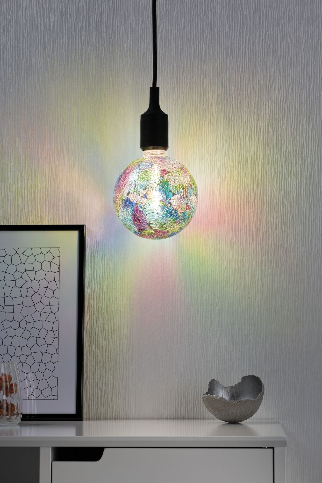 Paulmann LED G125 Miracle Mosaic 470lm mix dim E27 2700K 230V