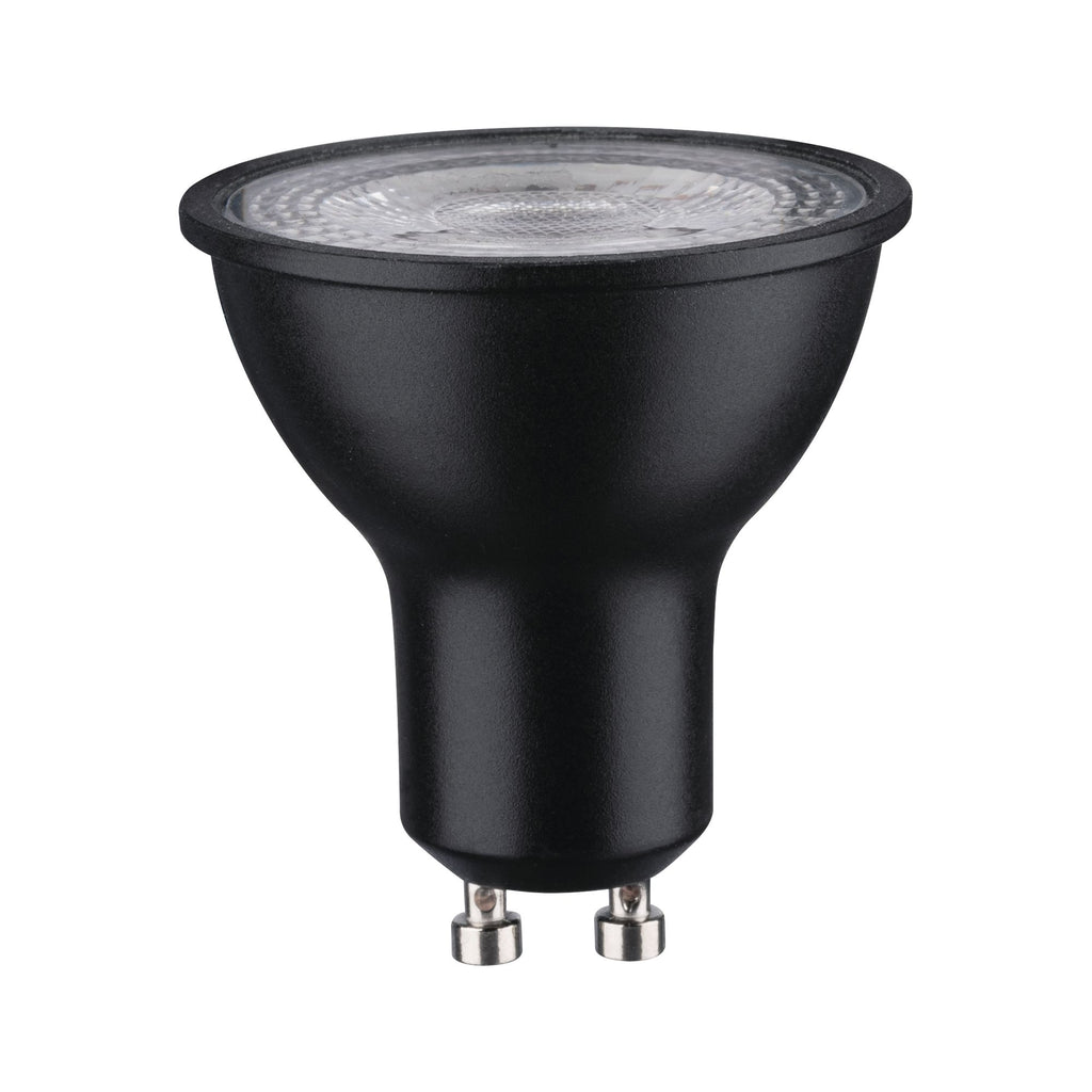 Paulmann LED GU10 460lm 2700K 36° Black matt dim 7W 230V RAL9004