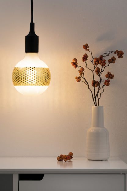 Paulmann LED G125 Ringspiegel gep 420lm E27 gold dim 2500K 230V