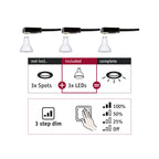 Paulmann EBL Choose 3er GU10 Set 3step dim 3x6,5W 460lm 2700K 51mm
