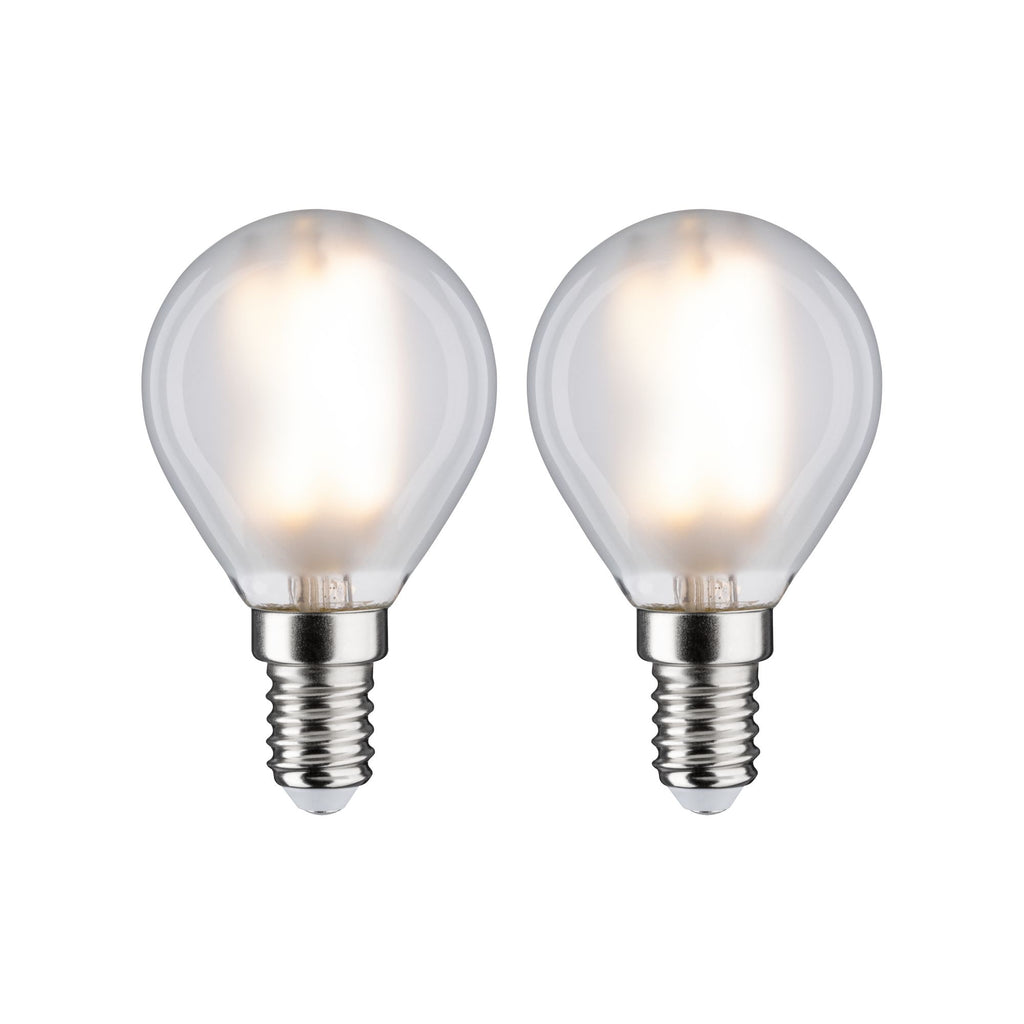 Paulmann LED Fil 2er Tropfen 470lm E14 2700K matt 4,5W 230W