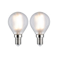 Paulmann LED Fil 2er Tropfen 470lm E14 2700K matt 4,5W 230W