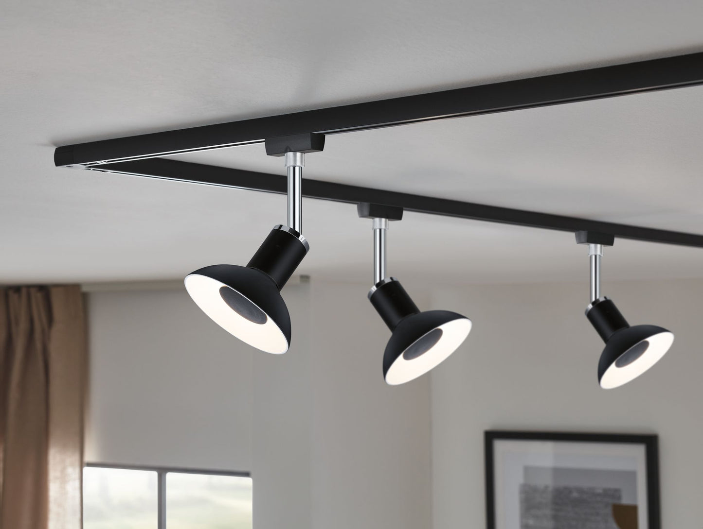 Paulmann LED GU10 360lm 4,9W schwarz/weiß 3step dim 230V
