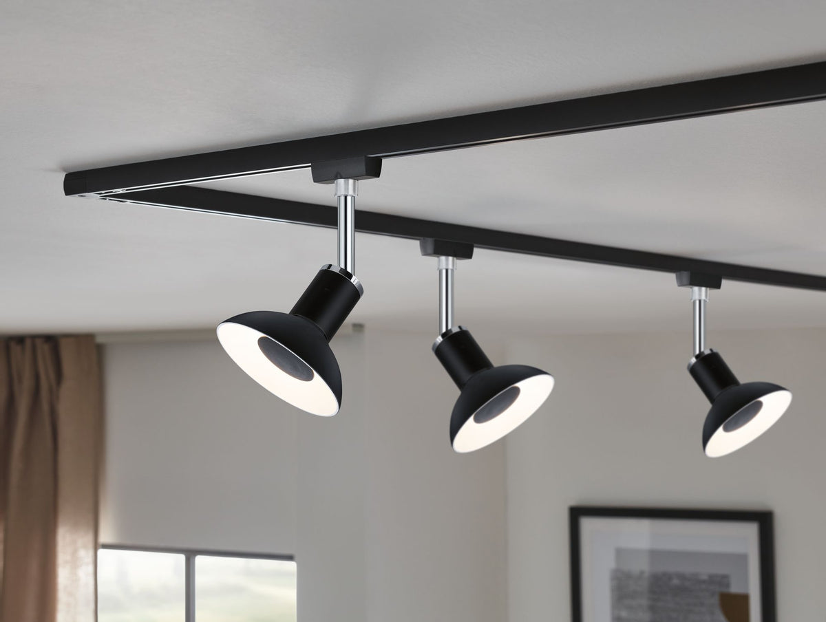 Paulmann LED GU10 360lm 4,9W schwarz/weiß 3step dim 230V