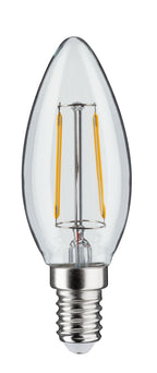 Paulmann LED Kerze Filament 2er-Pack E14 230V 2x250lm 2x2,7W 2700K  Klar