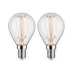 Paulmann LED Tropfen Filament 2er-Pack E14 230V 2x250lm 2x2,7W 2700K  Klar