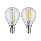 Paulmann LED Tropfen Filament 2er-Pack E14 230V 2x250lm 2x2,7W 2700K  Klar