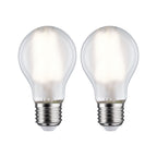 Paulmann LED Birne Filament   E27 230V 2x806lm 2x7W 4000K  Matt