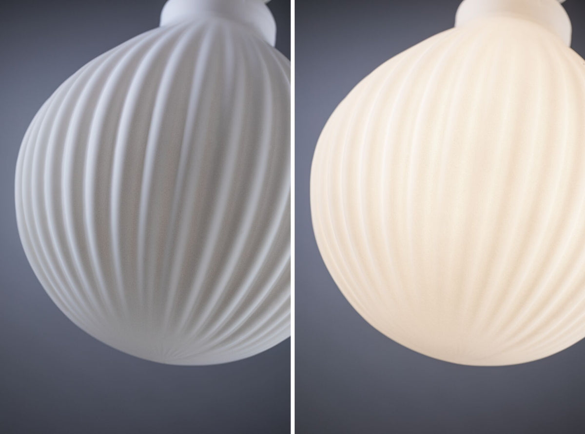 Paulmann White Lampion Filament 230V LED Globe E27 230V 400lm 4,3W 3000K dimmbar Weiß