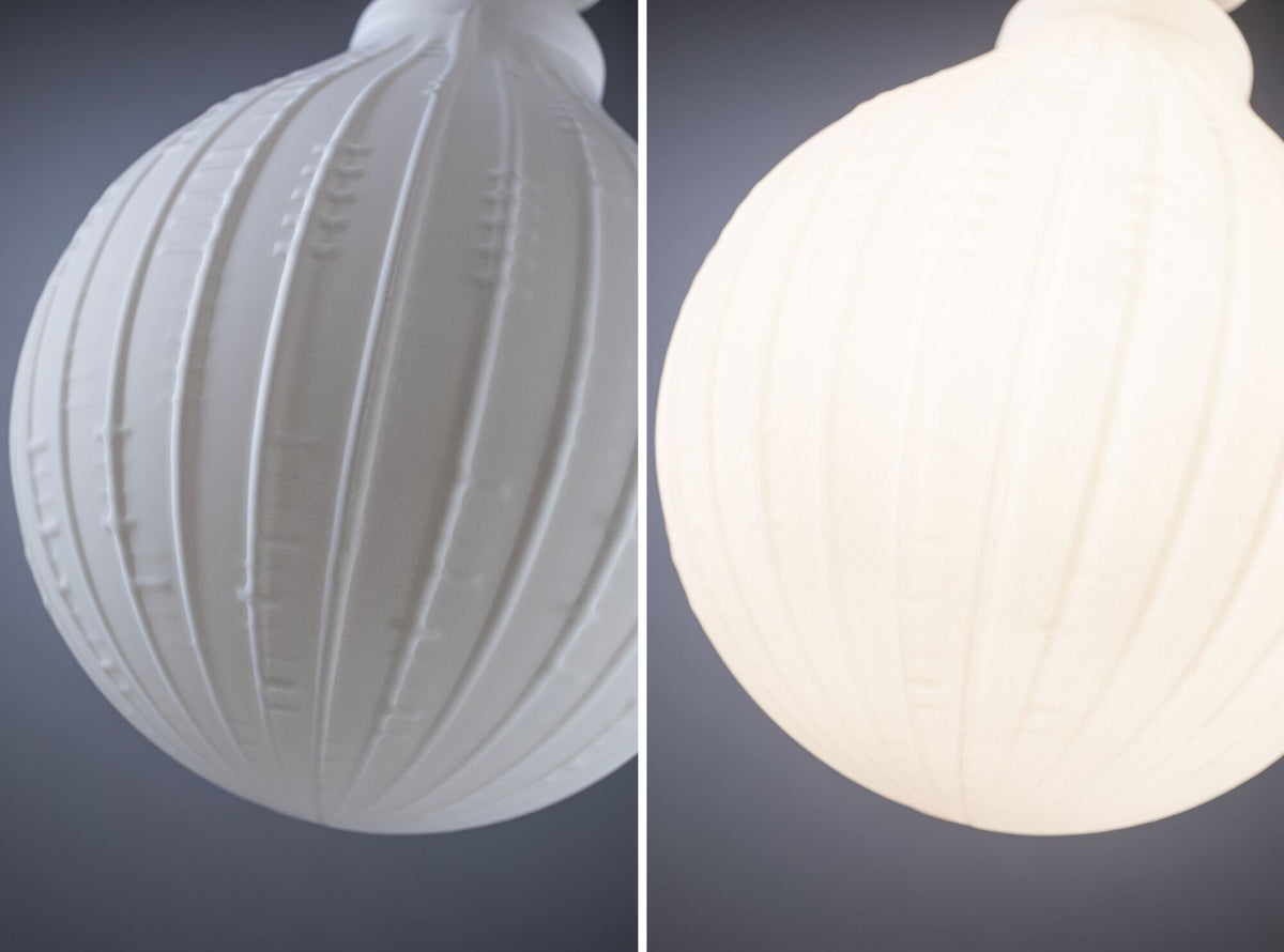 Paulmann White Lampion Filament 230V LED Globe E27 230V 400lm 4,3W 3000K dimmbar Weiß