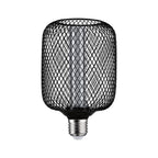 Paulmann Metallic Glow Standard 230V LED Leuchtmittel Zyl Spiral E27 230V 200lm 4,2W 1800K  Schwarz