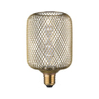Paulmann Metallic Glow Standard 230V LED Leuchtmittel Zyl Helix E27 230V 130lm 3,5W 1800K  Messing