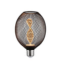 Paulmann Metallic Glow Standard 230V LED Globe Helix E27 230V 110lm 3,5W 1800K  Schwarz