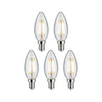 Paulmann Filament 230V LED Kerze  5x470lm 5x4,8W 2700K  Klar