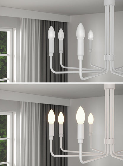 Paulmann Classic White LED Kerze 470lm 4,5W 2700K dimmbar Opal