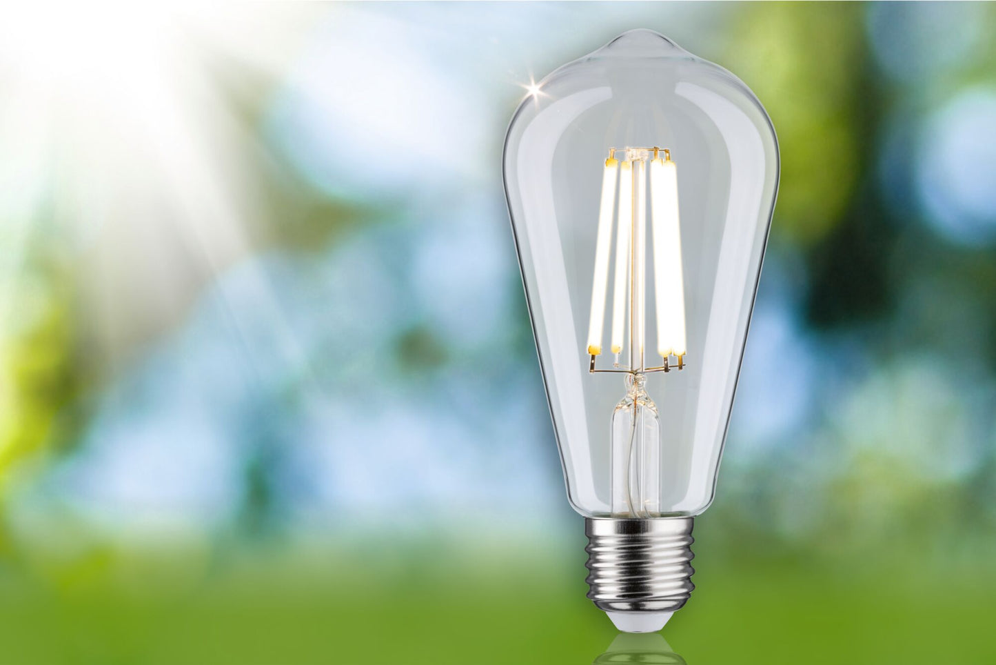 Paulmann Eco-Line Filament 230V LED Kolben 840lm 4W 3000K  Klar