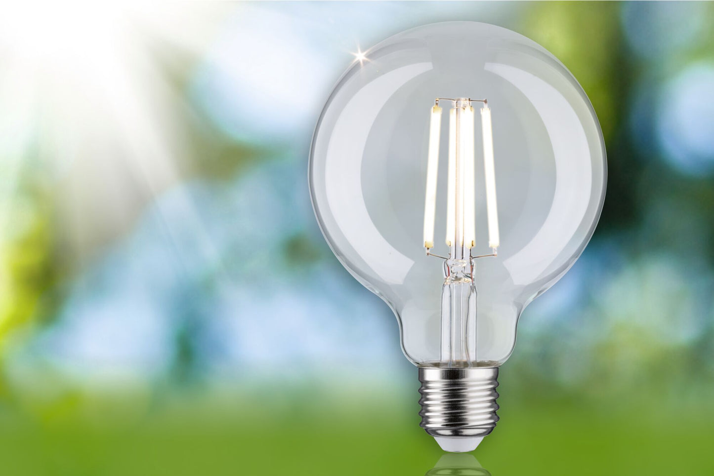 Paulmann Eco-Line Filament 230V LED Globe 840lm 4W 4000K  Klar