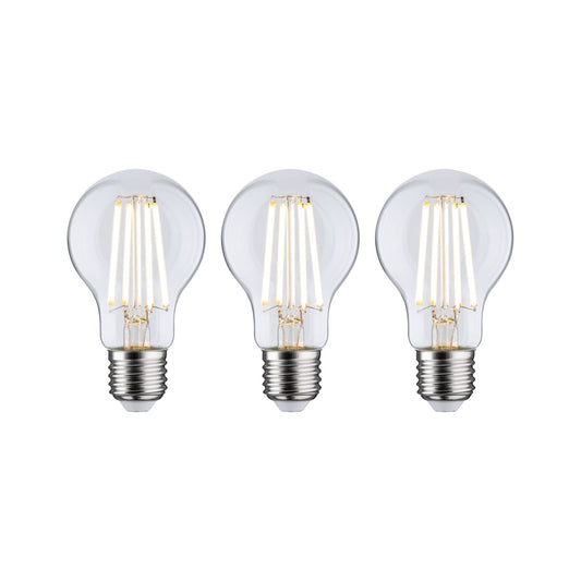 Paulmann Eco-Line Filament 230V LED Birne 3er-Set 3x840lm 3x4W 3000K  Klar