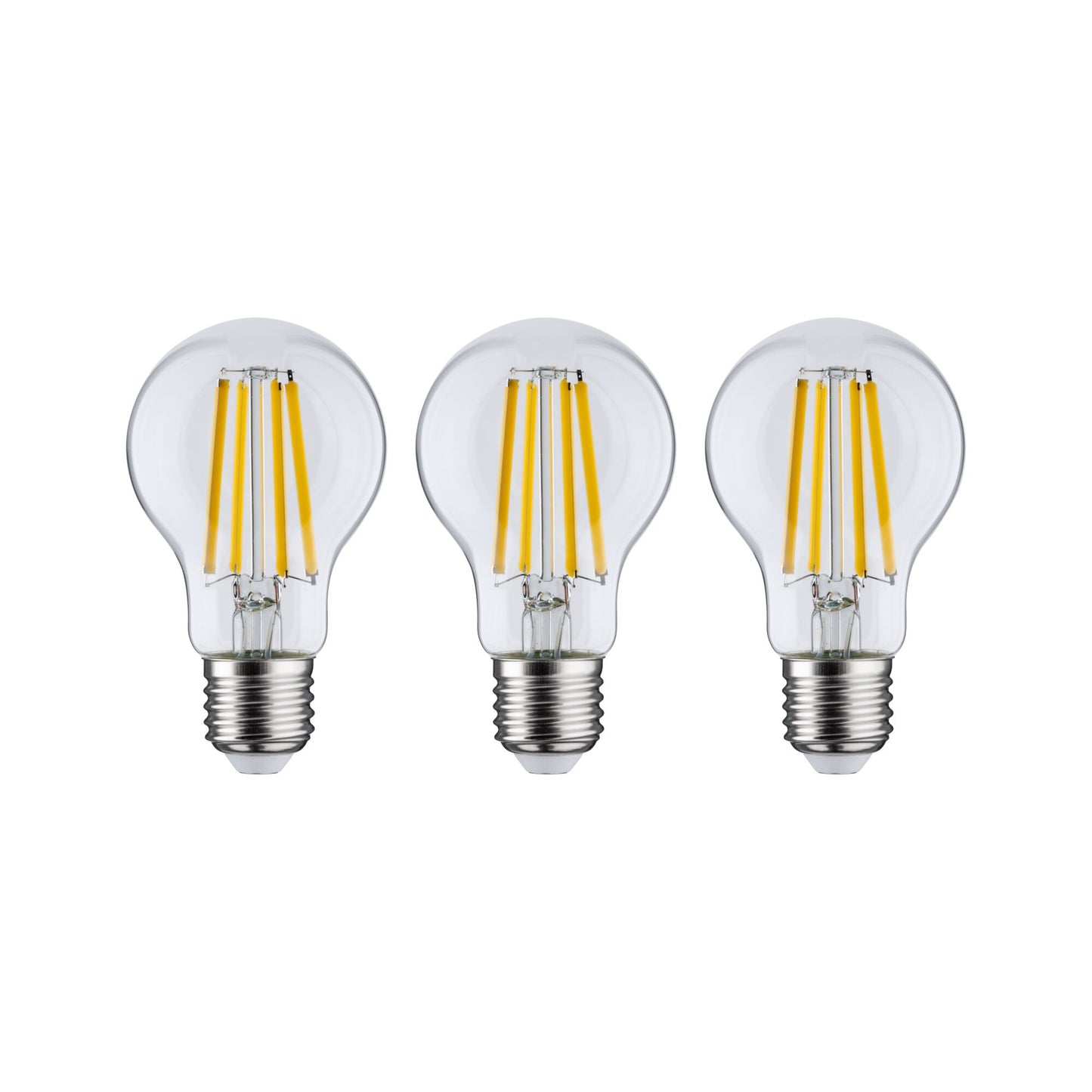 Paulmann Eco-Line Filament 230V LED Birne 3er-Set 3x840lm 3x4W 3000K  Klar