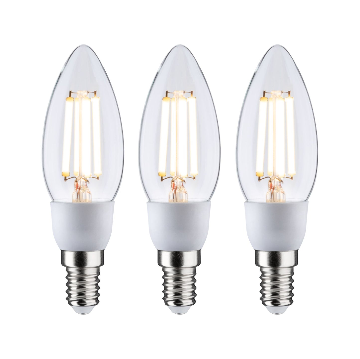 Paulmann Eco-Line Filament 230V LED Kerze 3x525lm 3x2,5W 3000K  Klar
