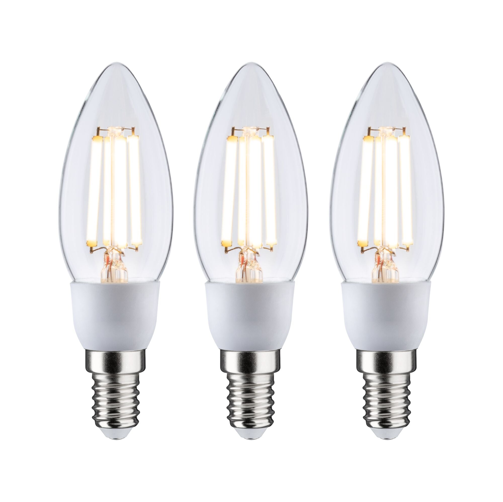 Paulmann Eco-Line Filament 230V LED Kerze 3x525lm 3x2,5W 3000K  Klar