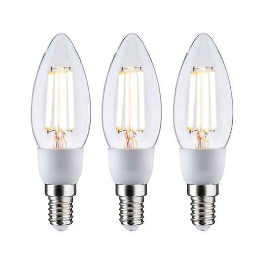 Paulmann Eco-Line Filament 230V LED Kerze 3x525lm 3x2,5W 3000K  Klar
