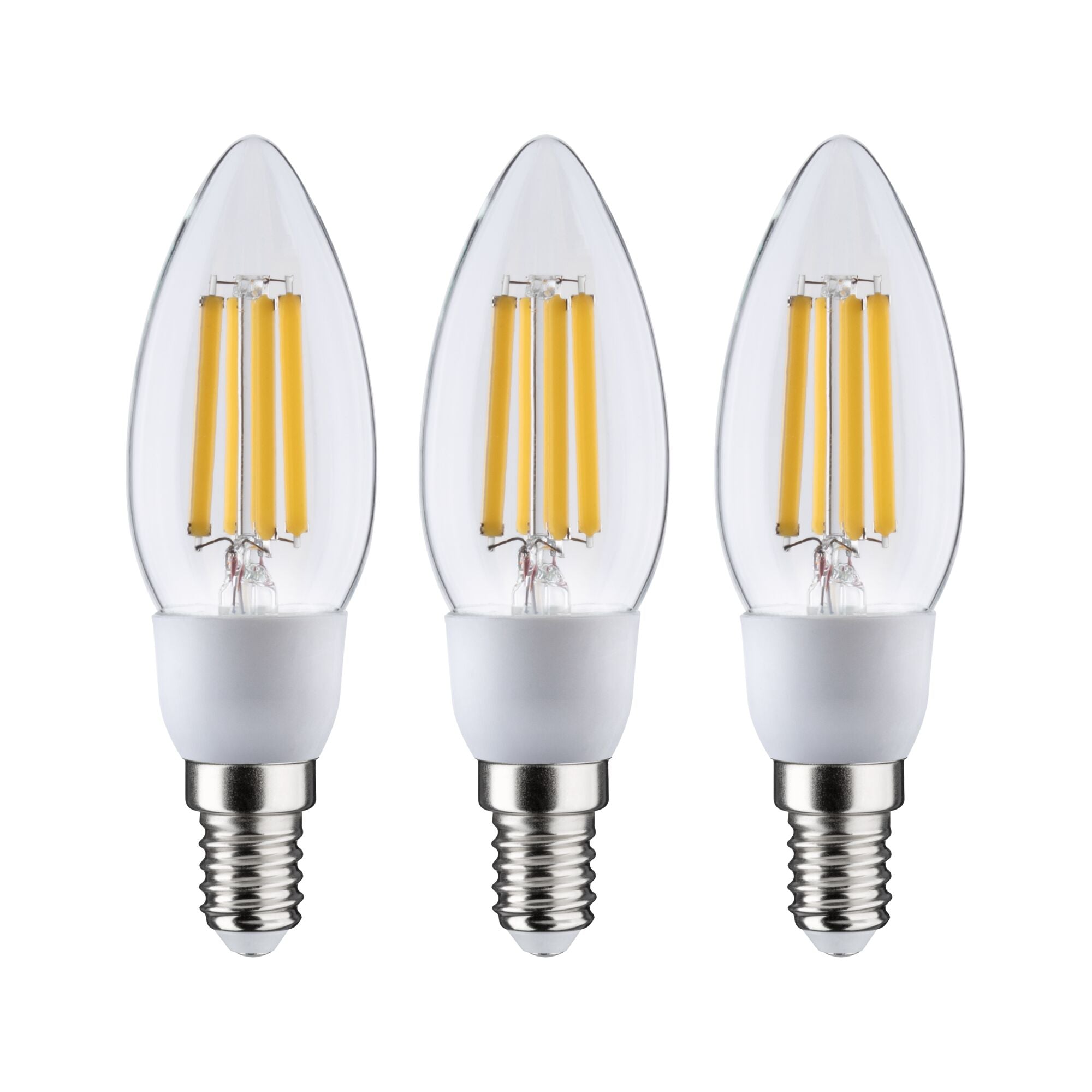 Paulmann Eco-Line Filament 230V LED Kerze 3x525lm 3x2,5W 3000K  Klar
