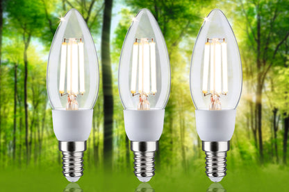 Paulmann Eco-Line Filament 230V LED Kerze 3x525lm 3x2,5W 3000K  Klar