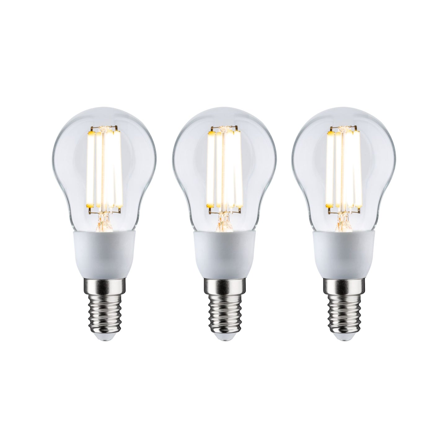 Paulmann Eco-Line Filament 230V LED Tropfen 3er-Set  100mm 3x525lm 3x2,5W 3000K  Klar