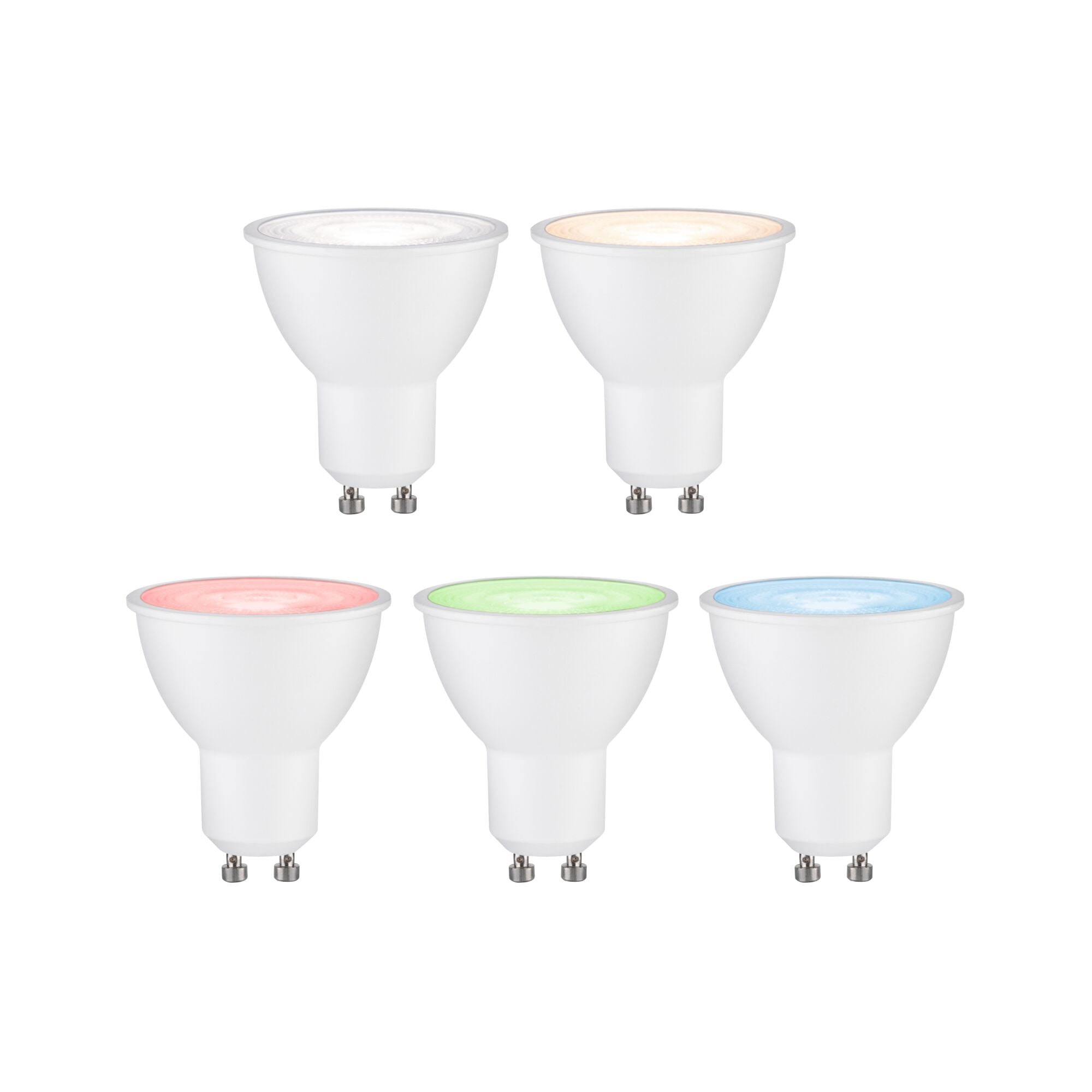Paulmann Standard 230V LED Reflektor GU10 Smart Home Zigbee 3.0  350lm 4,8W RGBW+ dimmbar Weiß matt