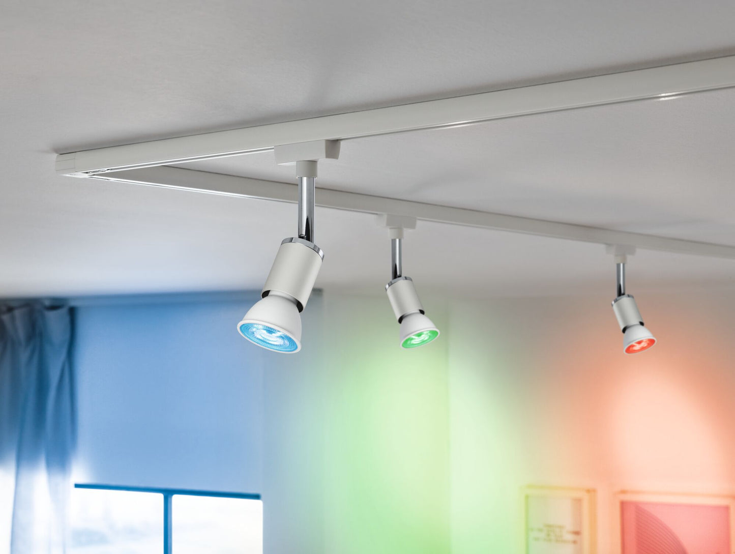 Paulmann Standard 230V LED Reflektor GU10 Smart Home Zigbee 3.0  350lm 4,8W RGBW+ dimmbar Weiß matt