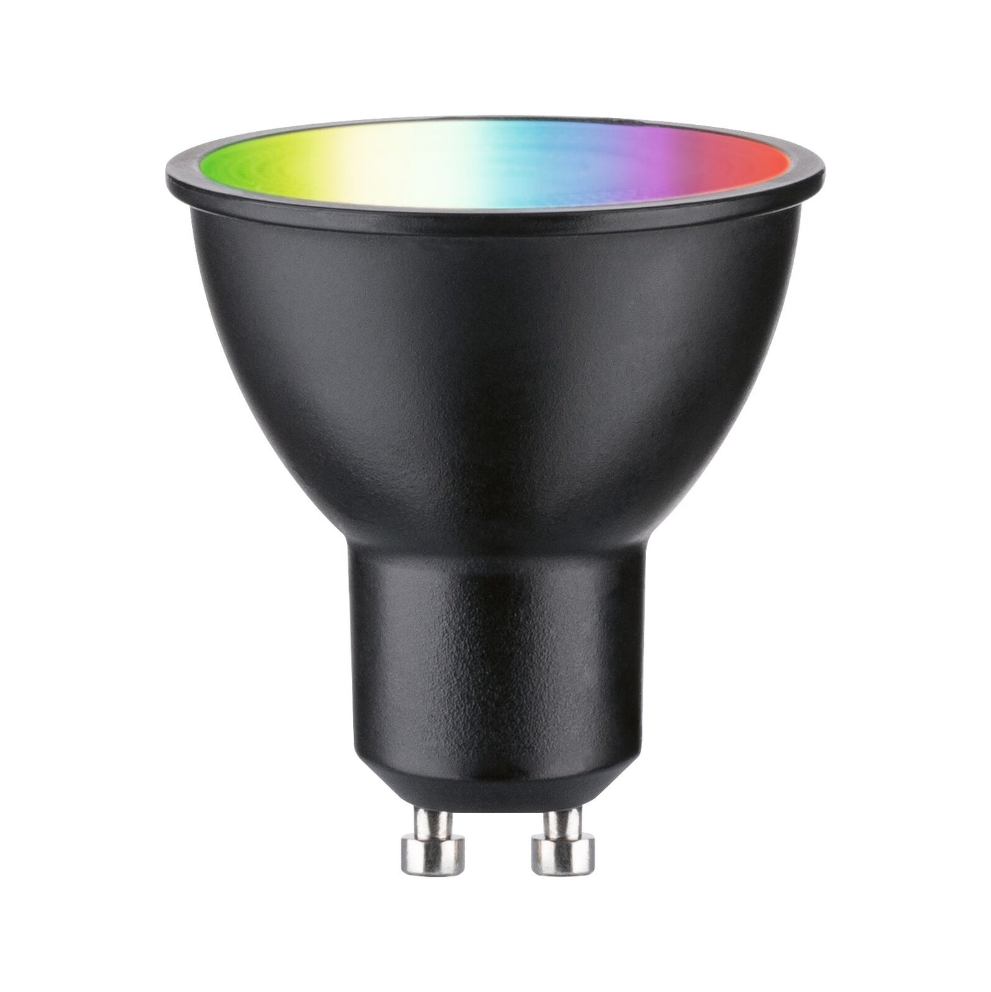 Paulmann Standard 230V LED Reflektor GU10 Smart Home Zigbee 3.0  350lm 4,8W RGBW+ dimmbar Schwarz matt