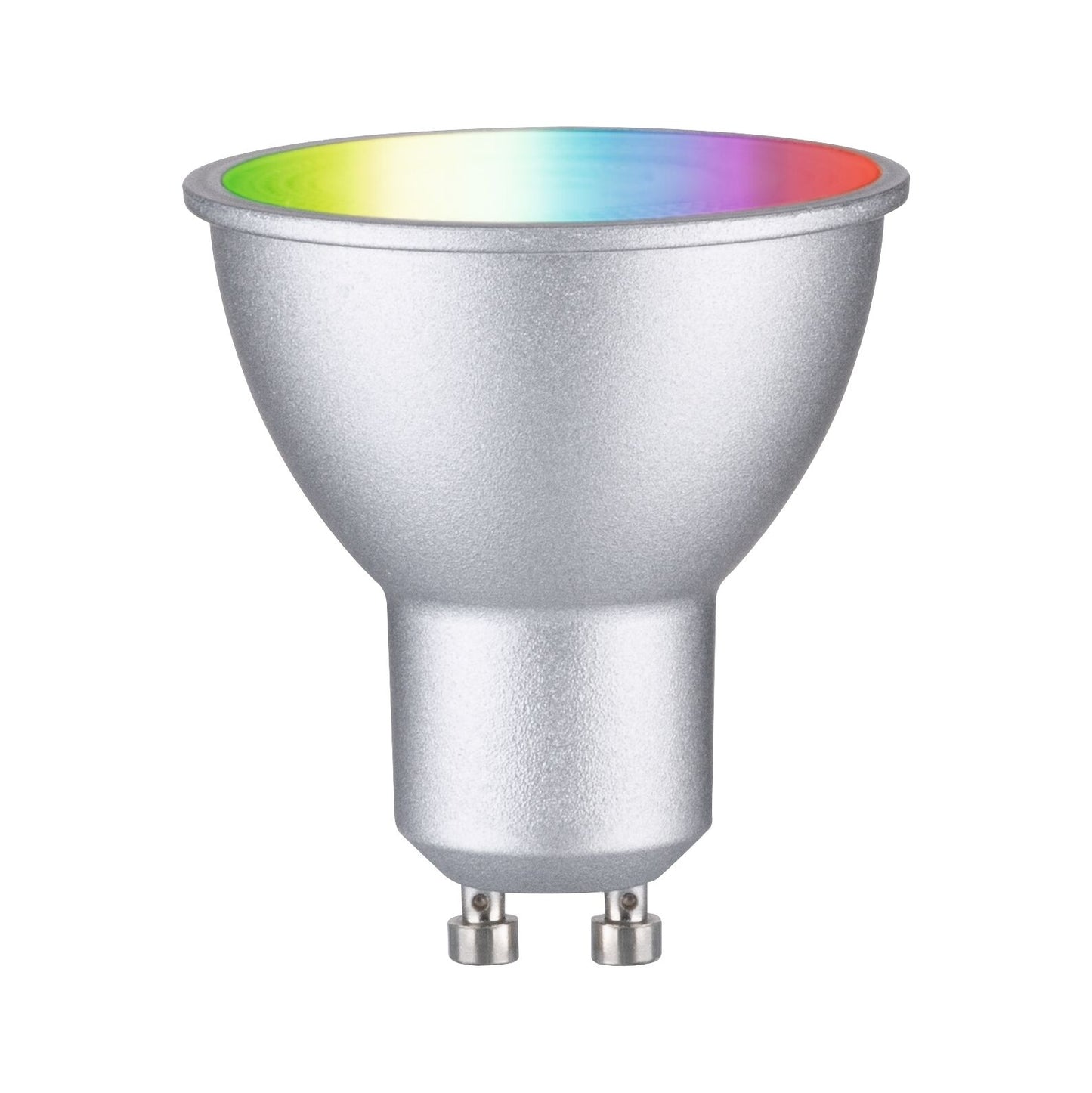 Paulmann Standard 230V LED Reflektor GU10 Smart Home Zigbee 3.0  350lm 4,8W RGBW+ dimmbar Chrom matt