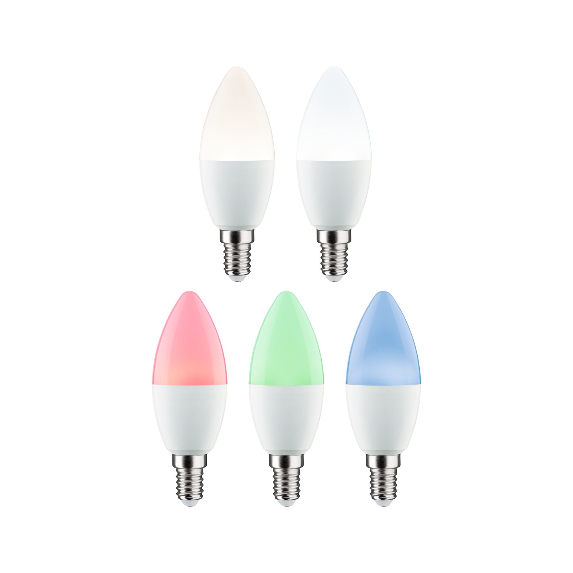 Paulmann Standard 230V LED Kerze E14 Smart Home Zigbee 3.0  3x470lm 3x5W RGBW+ dimmbar Matt