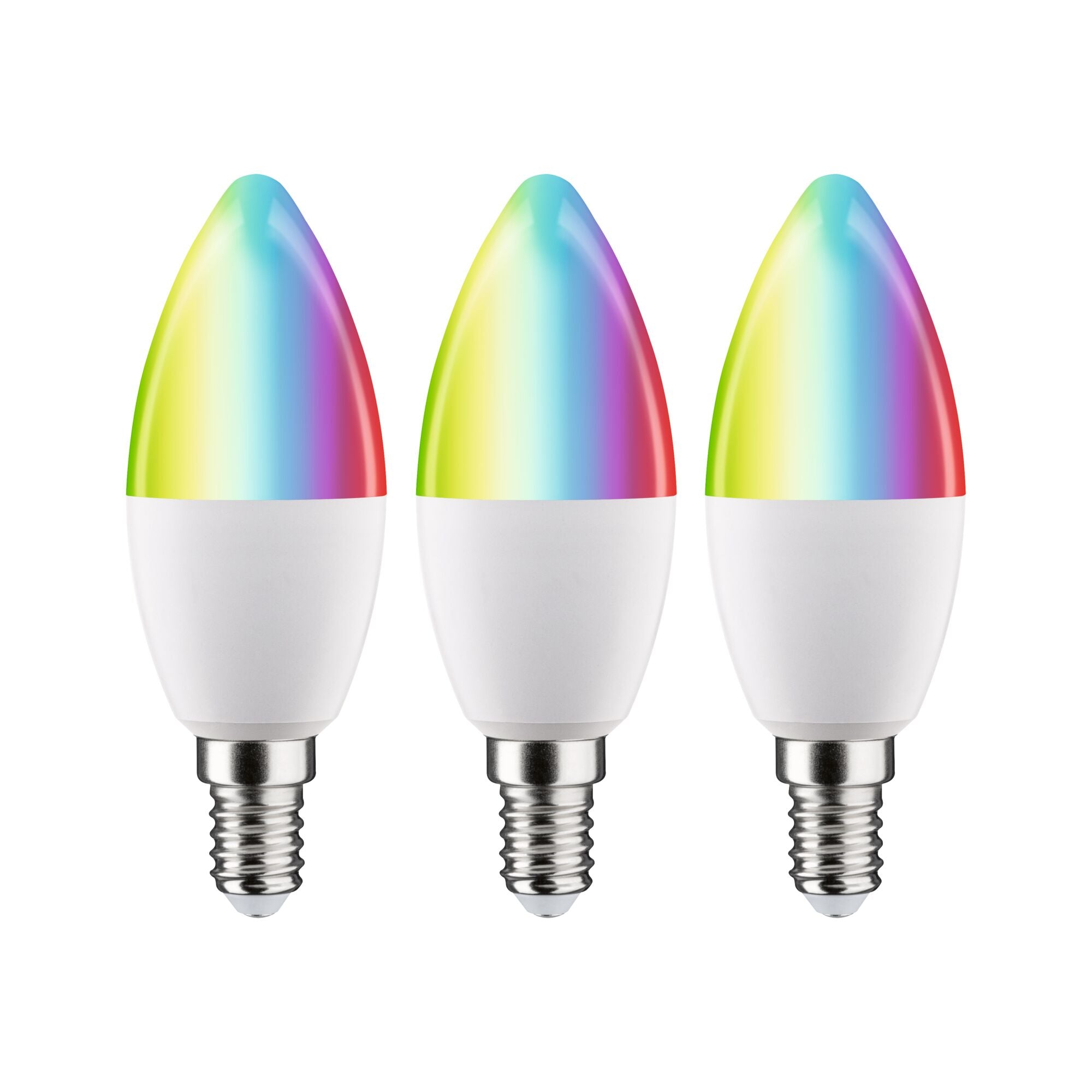 Paulmann Standard 230V LED Kerze E14 Smart Home Zigbee 3.0  3x470lm 3x5W RGBW+ dimmbar Matt