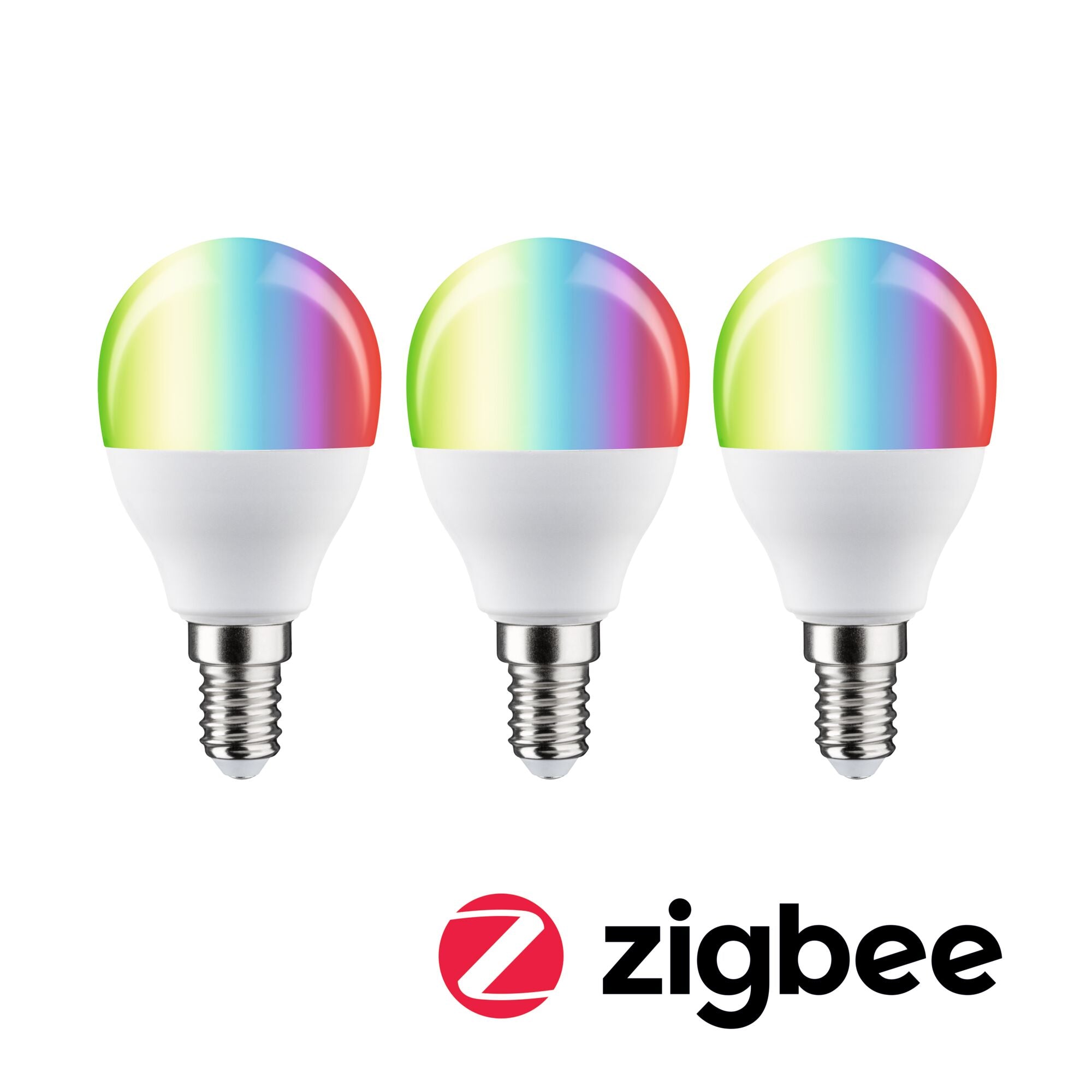 Paulmann Standard 230V LED Tropfen E14 Smart Home Zigbee 3.0  3x470lm 3x5W RGBW+ dimmbar Matt