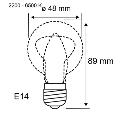Paulmann Standard 230V LED Tropfen E14 Smart Home Zigbee 3.0  3x470lm 3x5W RGBW+ dimmbar Matt