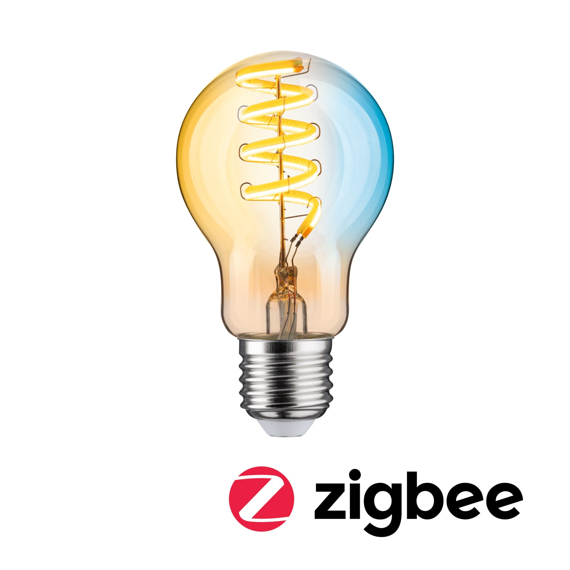 Paulmann Filament 230V LED Birne Smart Home Zigbee 3.0  600lm 7,5W Tunable White dimmbar Gold