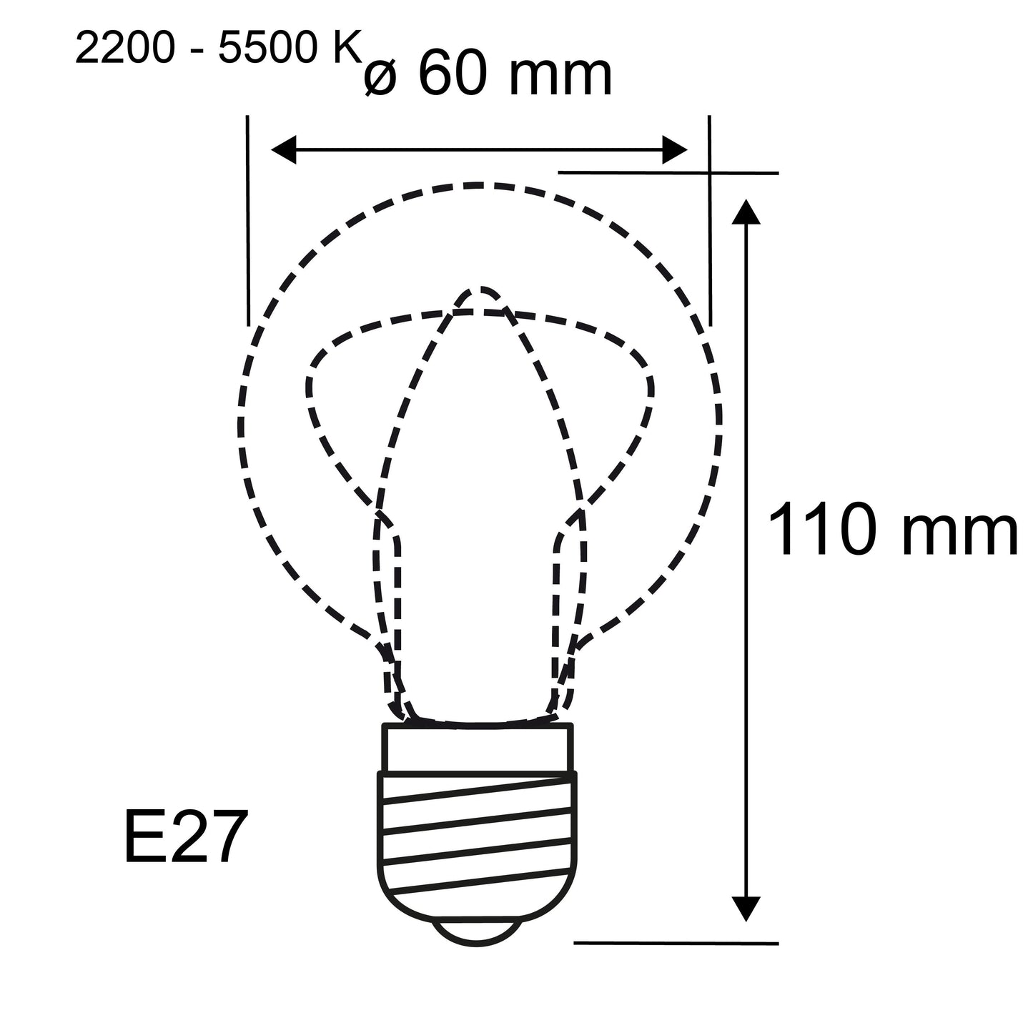 Paulmann Filament 230V LED Birne Smart Home Zigbee 3.0  600lm 7,5W Tunable White dimmbar Gold