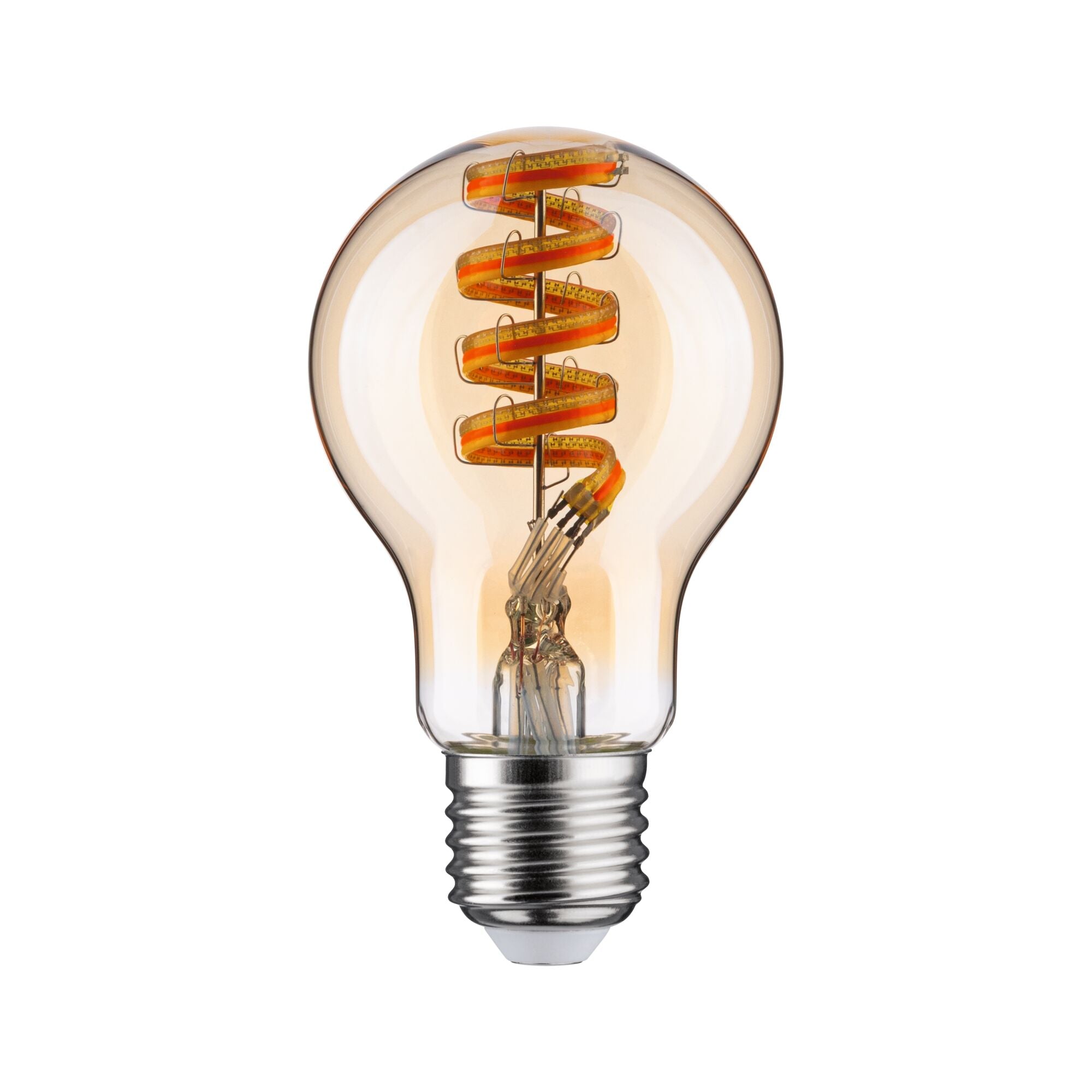 Paulmann Filament 230V LED Birne Smart Home Zigbee 3.0  470lm 6,3W RGBW+ dimmbar Gold