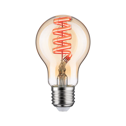 Paulmann Filament 230V LED Birne Smart Home Zigbee 3.0  470lm 6,3W RGBW+ dimmbar Gold