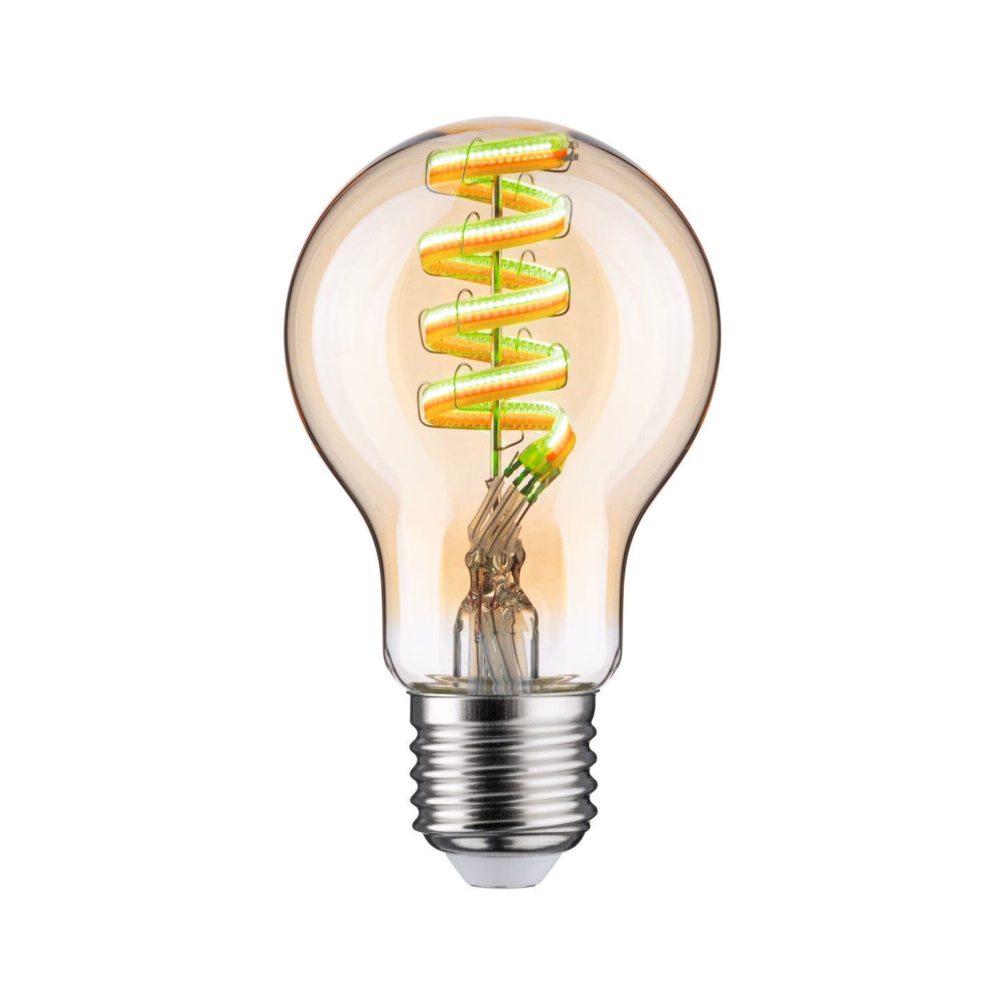 Paulmann Filament 230V LED Birne Smart Home Zigbee 3.0  470lm 6,3W RGBW+ dimmbar Gold
