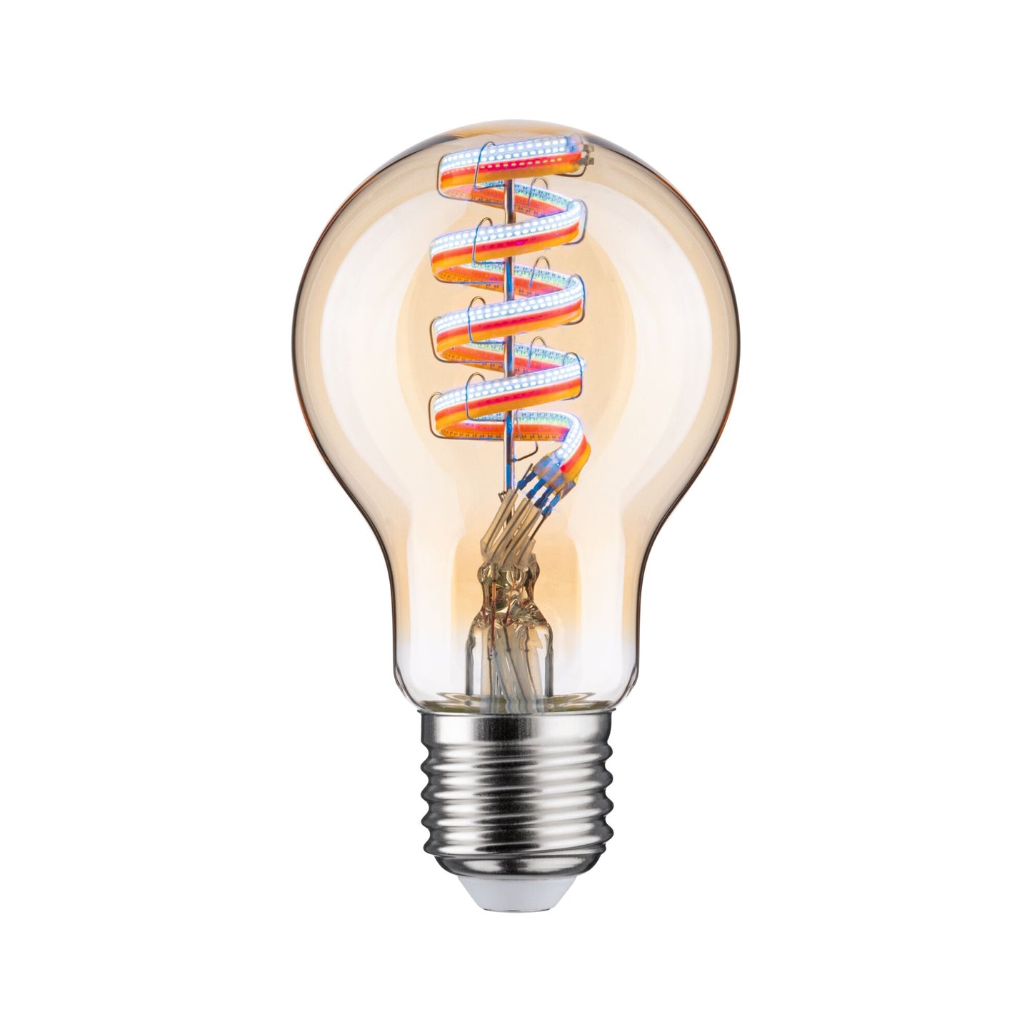 Paulmann Filament 230V LED Birne Smart Home Zigbee 3.0  470lm 6,3W RGBW+ dimmbar Gold