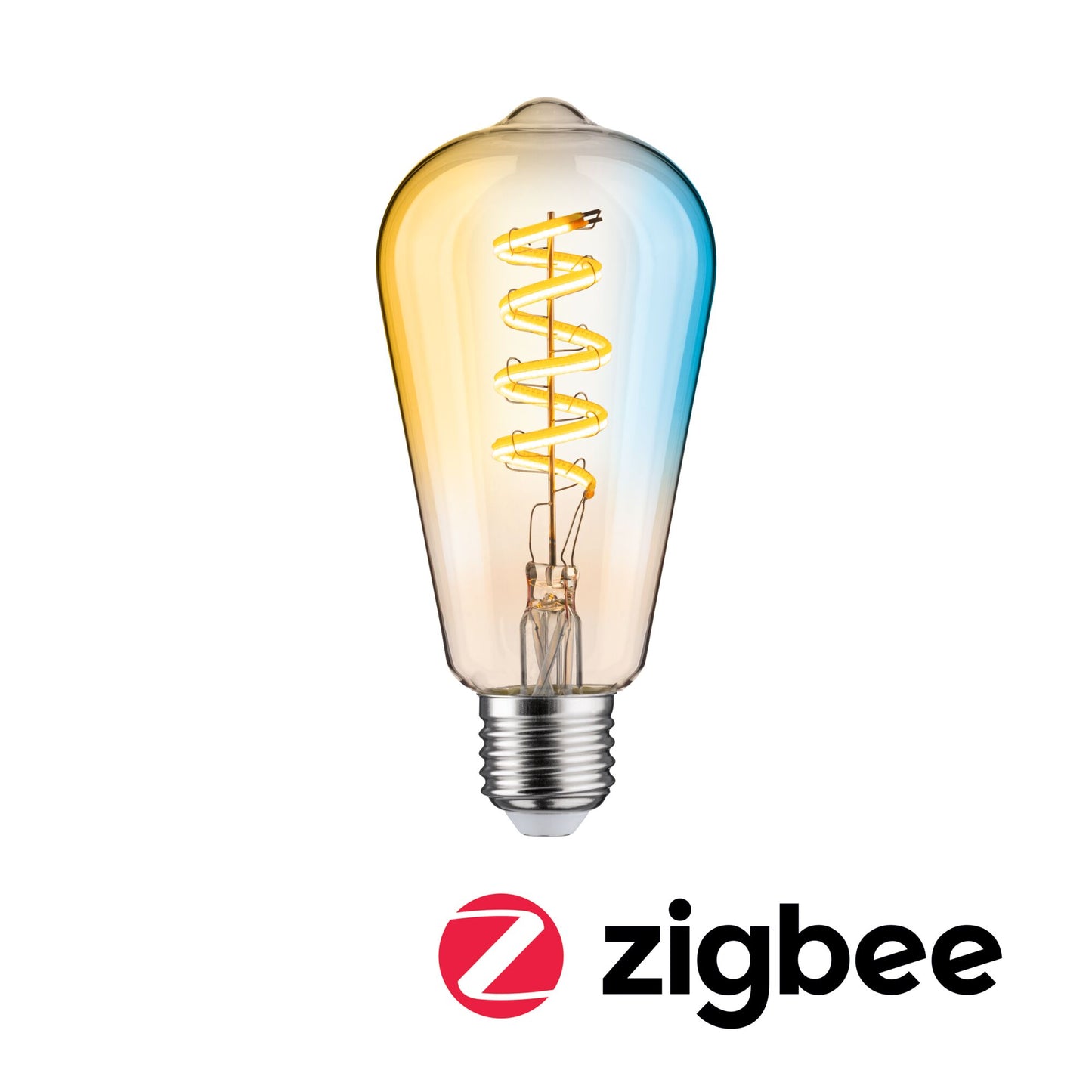 Paulmann Filament 230V LED Kolben Smart Home Zigbee 3.0  600lm 7,5W Tunable White dimmbar Gold