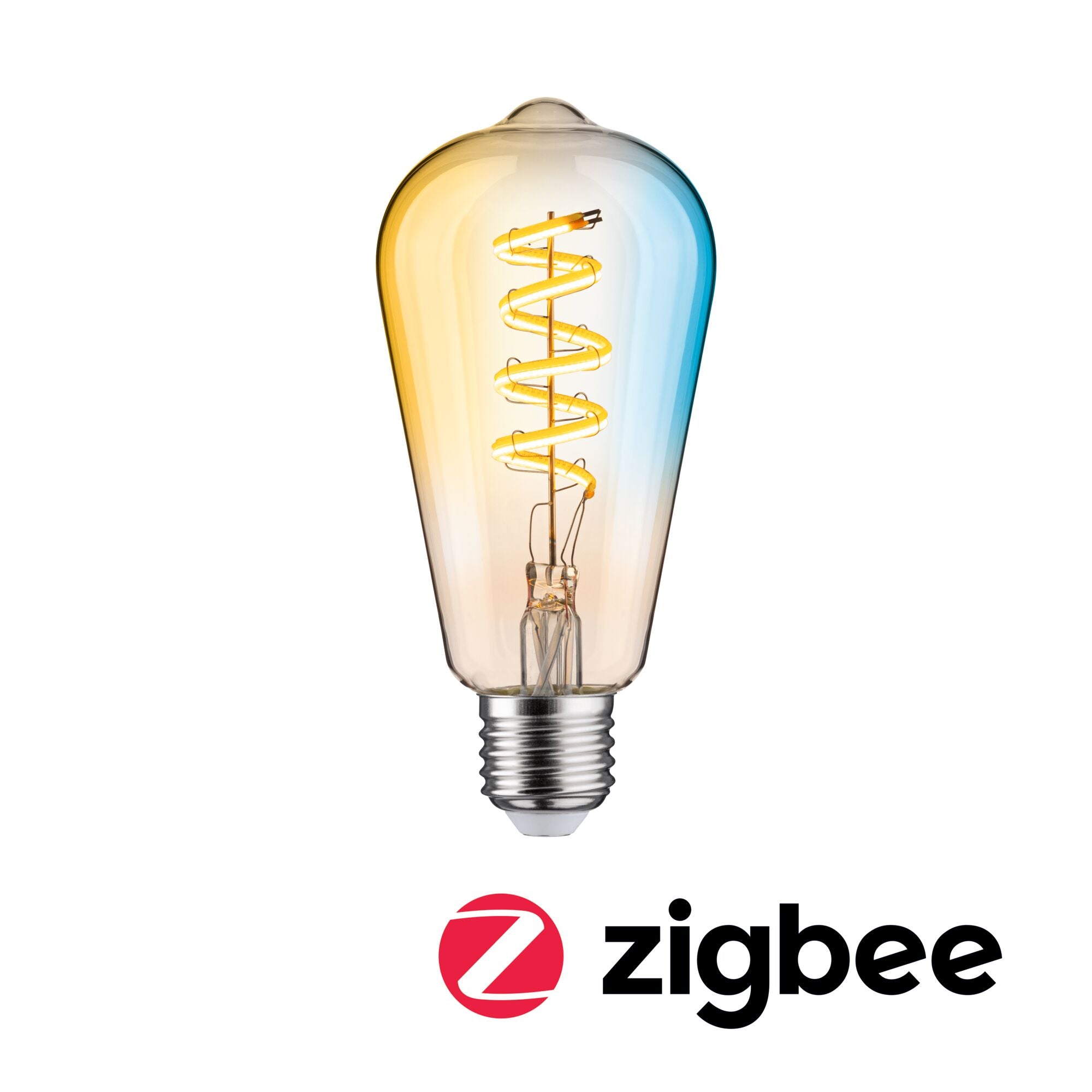 Paulmann Filament 230V LED Kolben Smart Home Zigbee 3.0  600lm 7,5W Tunable White dimmbar Gold
