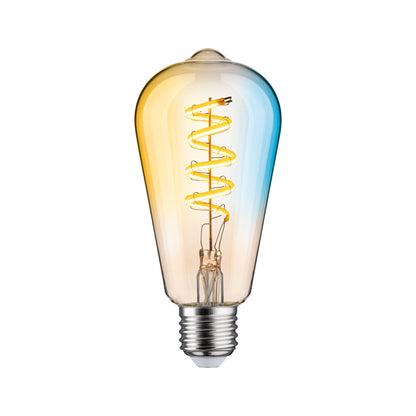 Paulmann Filament 230V LED Kolben Smart Home Zigbee 3.0  600lm 7,5W Tunable White dimmbar Gold