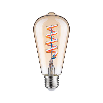 Paulmann Filament 230V LED Kolben Smart Home Zigbee 3.0  470lm 6,3W RGBW+ dimmbar Gold