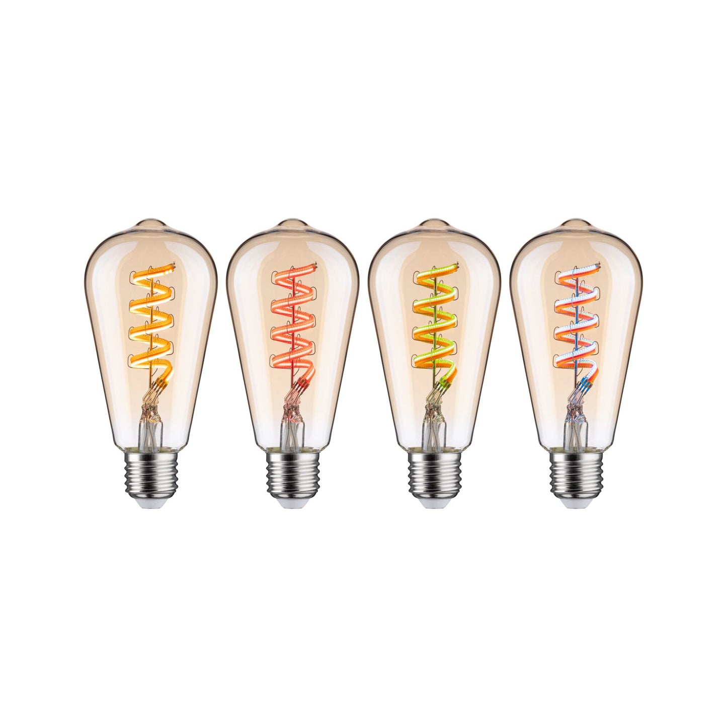 Paulmann Filament 230V LED Kolben Smart Home Zigbee 3.0  470lm 6,3W RGBW+ dimmbar Gold