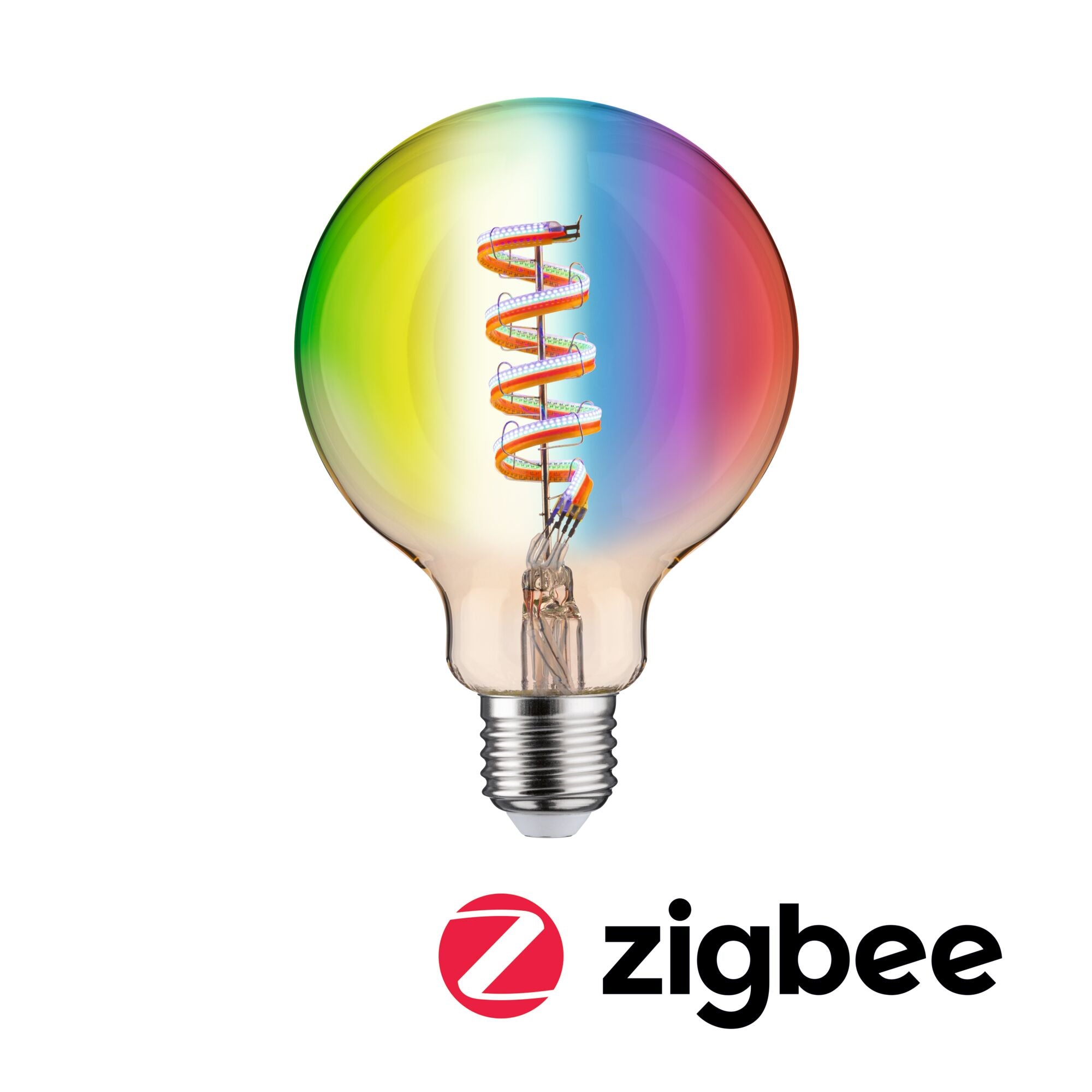 Paulmann Filament 230V LED Globe Smart Home Zigbee 3.0  470lm 6,3W RGBW+ dimmbar Gold